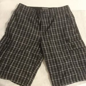 Plaid DC boy shorts